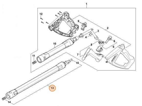 Напорна труба STIHL 49305000912