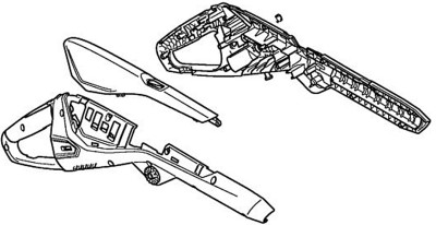 Корпус рукоятки STIHL 45127901002