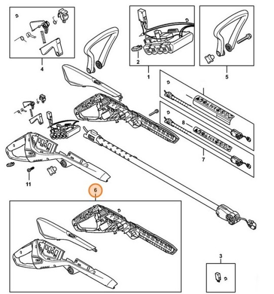 Корпус ручки (45127901002)