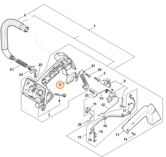 Стопорний важіль STIHL 11371820800