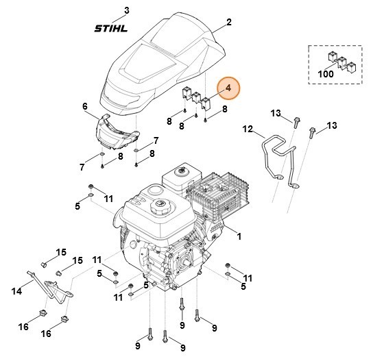 Резиновый элемент (62507169601)