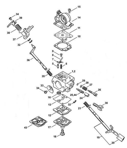 Карбюратор WTE-8A (11401200600)