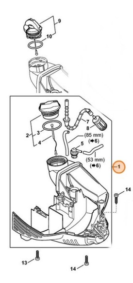 Корпус двигателя (41440203020)