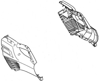 Корпус рукоятки STIHL 45237901004