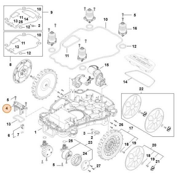Роз'єм заряджання STIHL IA014306800