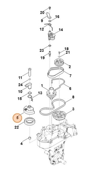 Направляюча ременя STIHL 62417113901
