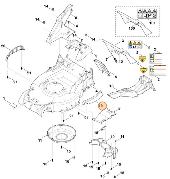 Защитная планка левая (63747067300)