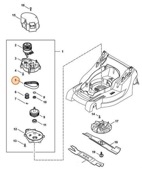 Зубчатый ремень (63387640901)