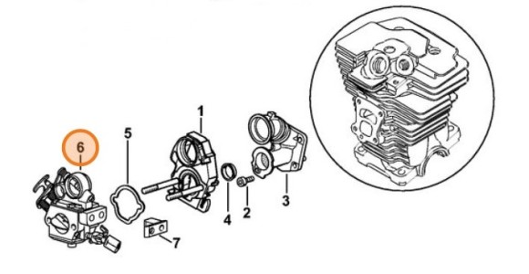 Карбюратор WTE-9 STIHL 11401200601