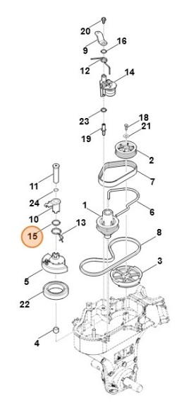 Уплотнительное кольцо 25,5х3,9 (62419925521)
