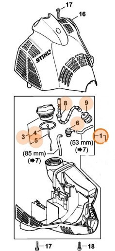 Картер двигуна STIHL 41440203027