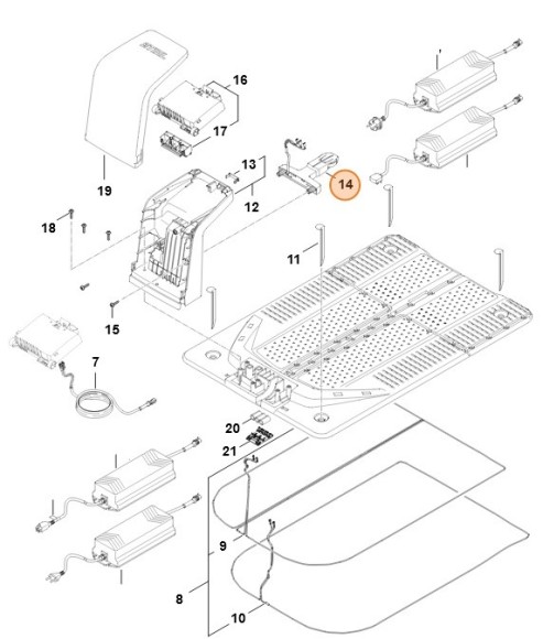 Контакти заряджання STIHL IA014306802