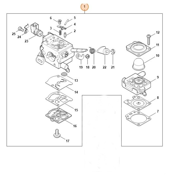 Карбюратор STIHL 41471200608
