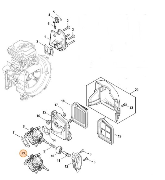 Карбюратор STIHL 41471200608