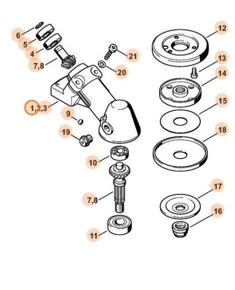 Передача STIHL 41286400101