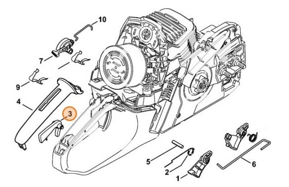 Стопорний важіль STIHL 11411820800