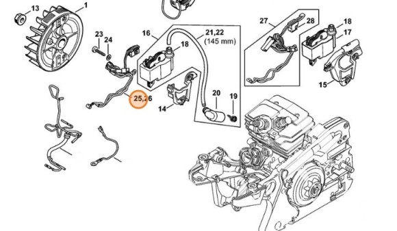 Кабельний джгут STIHL 11434403012