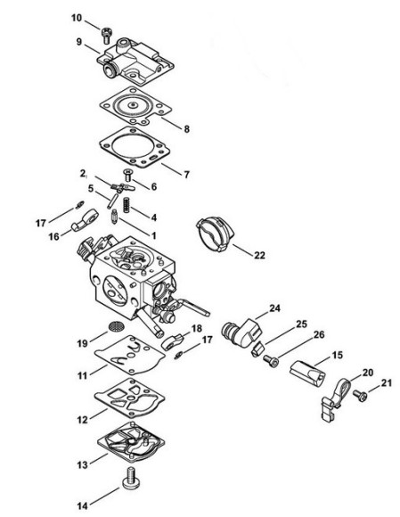 Карбюратор WTF-1D (11431200600)
