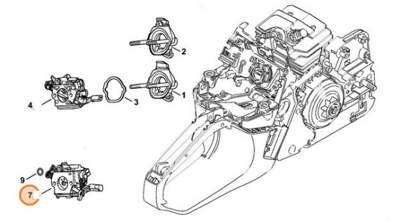 Карбюратор WTF-1D (11431200600)