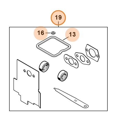 Комплект ущільнень STIHL 41800071006
