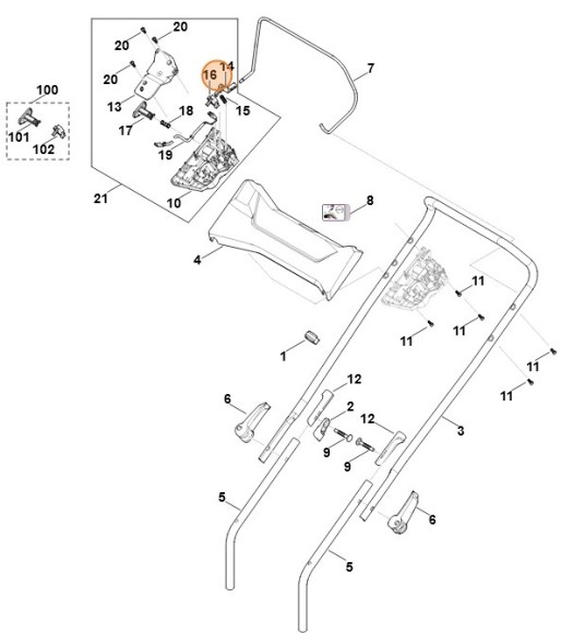 Пружина переключения (63384352205)