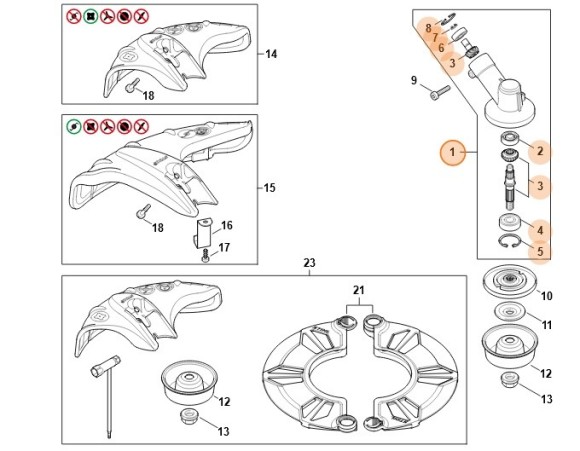 Передача STIHL 41446400100