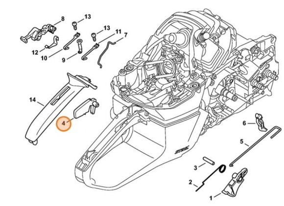 Стопорний важіль STIHL 11421820800