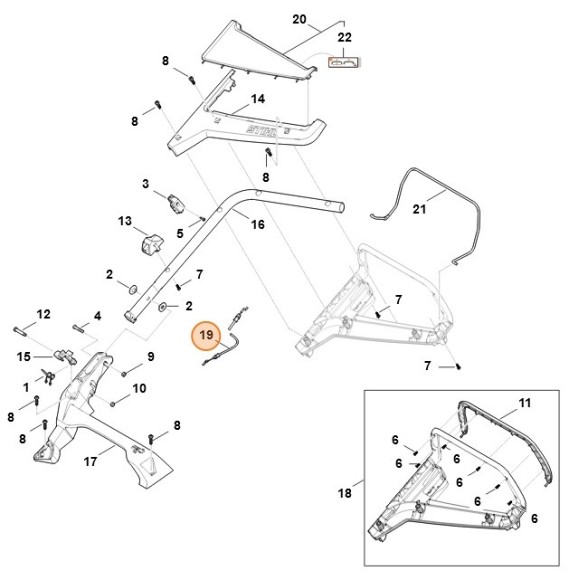 Канатный трос (WB407007500)