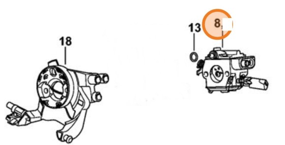 Карбюратор WTF-2A STIHL 11431200601