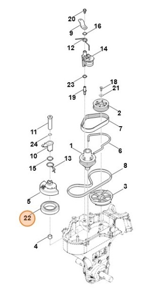 Шарикопідшипник 6010-2RS STIHL 95030035906