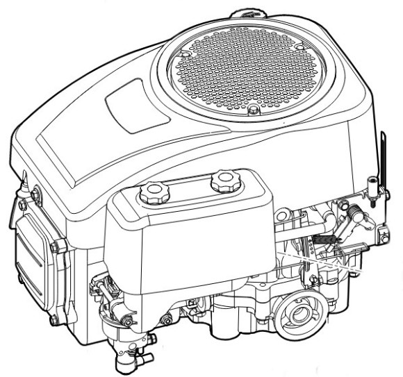 Бензиновый двигатель внутреннего сгорания EVC 4000.1 (61400111807)