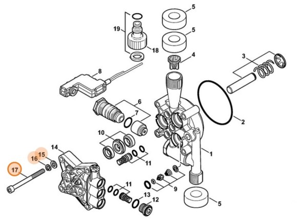 Винт с цилиндрической головкой M6x70 (90453711470)