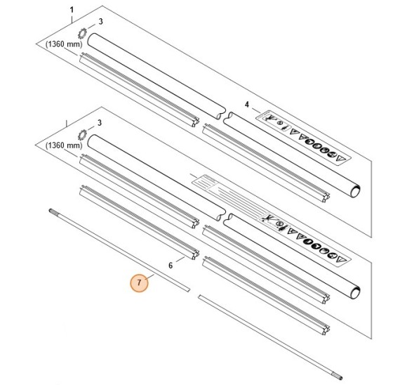 Ведучий вал STIHL 41477113205