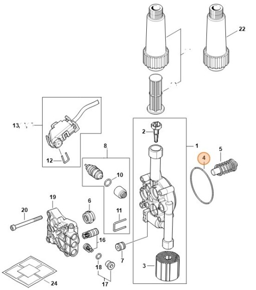 Уплотнительное кольцо круглое (96459513327)