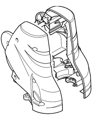 Картер двигуна STIHL 48166000800