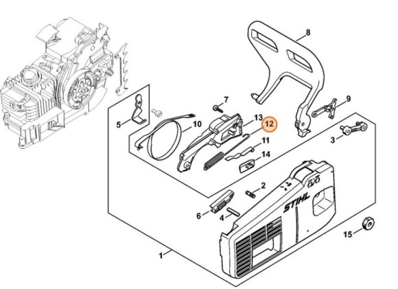 Пружина растяжения (00009971018)