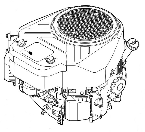 Бензиновый двигатель внутреннего сгорания EVC 8000.0 (61700111843)