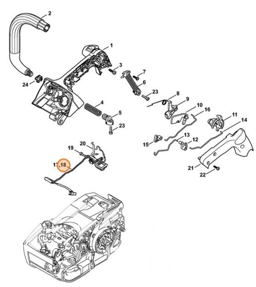 Кабельний джгут STIHL 11454403002