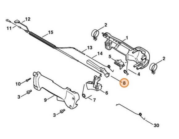 Рычаг замка (41371820801)