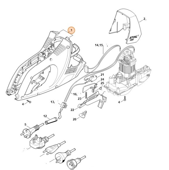 Картер двигуна STIHL 48186000800