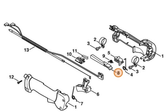 Стопорний важіль STIHL 41371820802