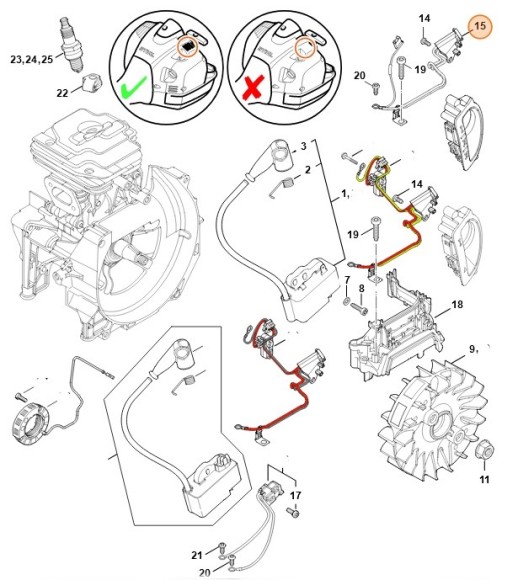 Кабельний джгут STIHL 41474403006