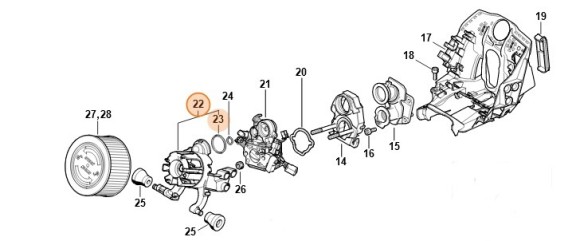 Комплект для переобладнання корпуса повітряного фільтра STIHL 11401402802