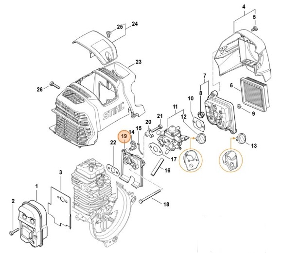 Фланець STIHL 41801211606