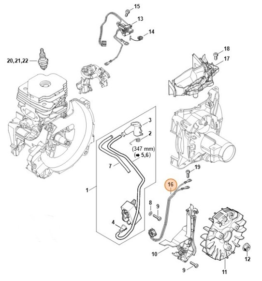 Кабельний джгут STIHL 41484403002