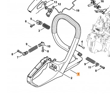 Рама рукоятки STIHL 11397914903