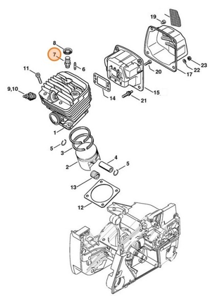 Декомпрессионный клапан (11240209401)