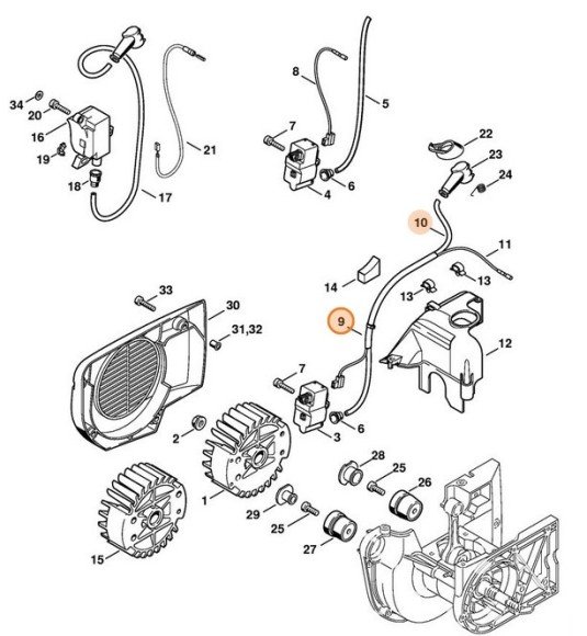Кабельний жгут STIHL 42234403001