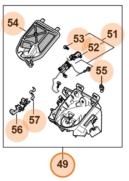 Корпус повітряного фільтра в зборі STIHL 11481402804