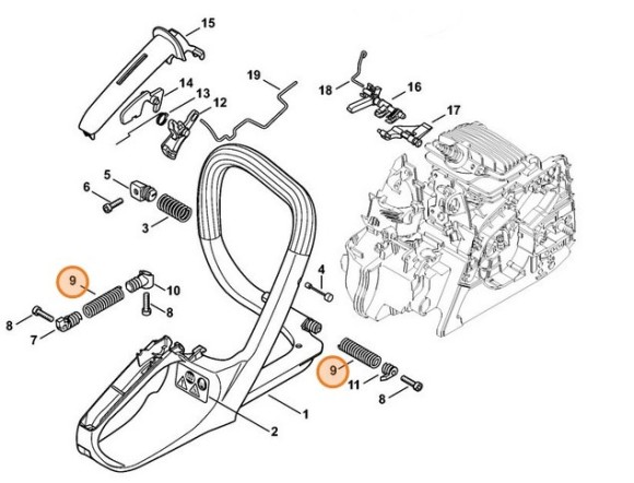 Пружина STIHL 00007913103